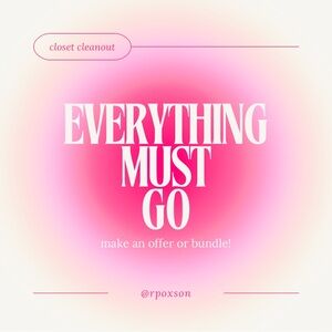 🌸 SPRING CLEANOUT 🌸